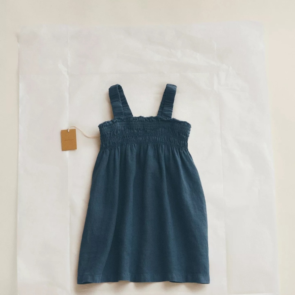 Timelesz-strappy linen dress